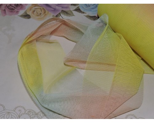 Фатин с переходами цвета 15 см*1 м, №1