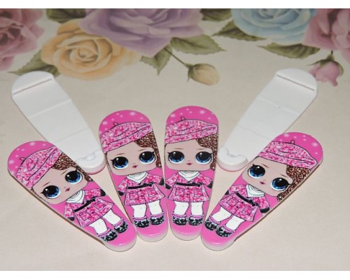 Кабошон-вырубка для заколки "Лол" 55 мм - 1 шт