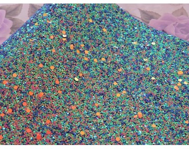 Кожзам "Пайетки", цв. мультиколор 2