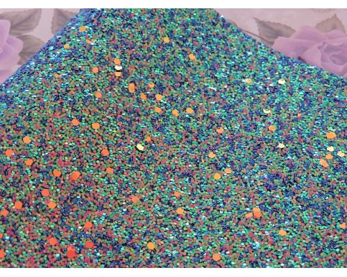 Кожзам "Пайетки", цв. мультиколор 2