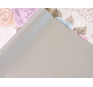 Кожзам гладкий  "Матовый", цв.  серый (мягкий)