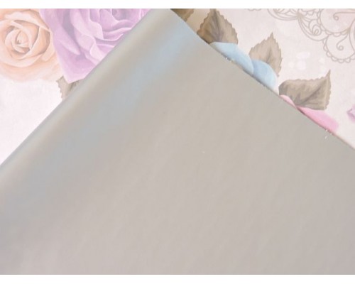 Кожзам гладкий  "Матовый", цв.  серый (мягкий)