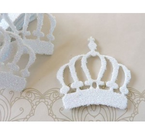 Заготовка "Корона 7" 5*5 см, цв. белый - 1 шт