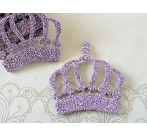 Заготовка "Корона 7" 5*5 см, цв. сиреневый - 1 шт