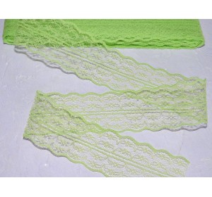 Кружево капрон 45 мм салатовый цвет - 1м