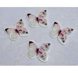 Кабошон-вырубка "Бабочка" 3,2*2,8 см - 1 шт.