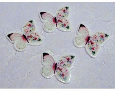 Кабошон-вырубка "Бабочка" 3,2*2,8 см - 1 шт.