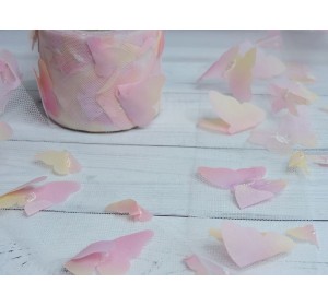 Фатин "Бабочки" 5,5 см, цв. радужный №2 - 1 м.