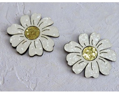 Патч сборный "Ромашка" 4*3,5  см - 1 шт.