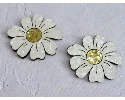 Патч сборный "Ромашка" 4*3,5  см - 1 шт.