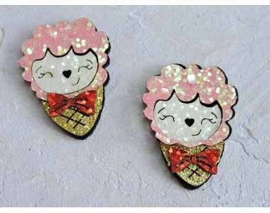 Патч сборный "Барашек в рожке" 2,5*3,5 см - 1 шт.