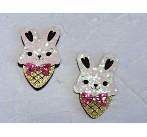 Патч сборный "Зайка в рожке" 2,5*3,8 см - 1 шт. 