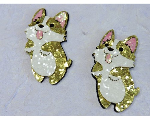 Патч сборный "Корги" 4,6*2,6 см - 1 шт.