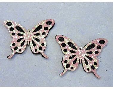 Патч сборный "Бабочка №1" 3,5*4,5 см - 1 шт.