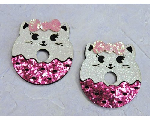 Патч сборный "Пончик" 4*4,3 см - 1 шт.  