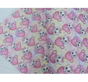 Кожзам с рисунком "Котенок" - 1 лист