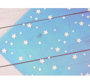 Пленка ПВХ "Звездочки", цв. хамелион - 1 лист