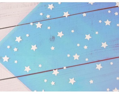 Пленка ПВХ "Звездочки", цв. хамелион - 1 лист