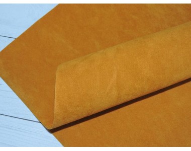 Замша искусственная двусторонняя, цв. коричневый