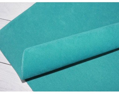 Замша искусственная двусторонняя, цв. тиффани