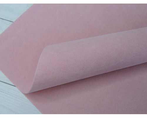 Замша искусственная двусторонняя, цв. розовый