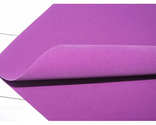Замша искусственная двусторонняя, цв. сиреневый - 1 лист