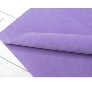 Замша искусственная двусторонняя, цв. фиолетовый №92 - 1 лист