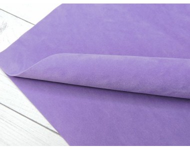 Замша искусственная двусторонняя, цв. фиолетовый №92 - 1 лист