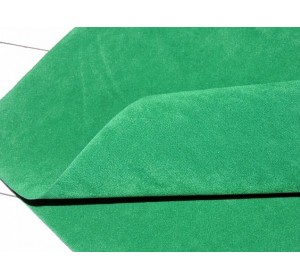Замша искусственная двусторонняя, цв. зеленый