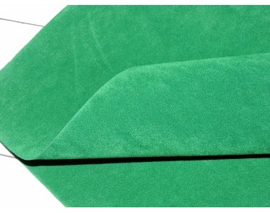 Замша искусственная двусторонняя, цв. зеленый