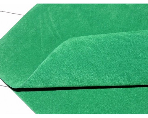 Замша искусственная двусторонняя, цв. зеленый