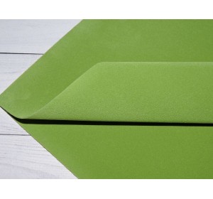 Замша искусственная двусторонняя, цв. фисташковый - 1 лист