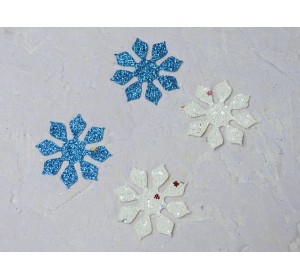 Заготовки из кожзама "Цветочки" - 1 шт