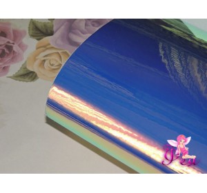 Кожзам гладкий "Хамелеон", сиреневый