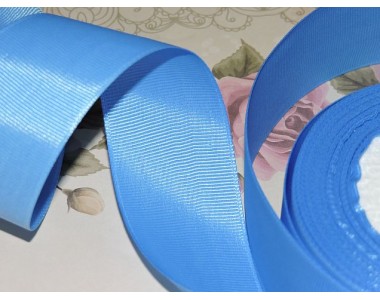Репсовая лента 40 мм цв. светло-синий 239 - 1 м