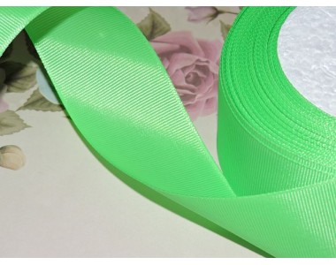 Репсовая лента 40 мм цв. салатовый 2 - 1 м