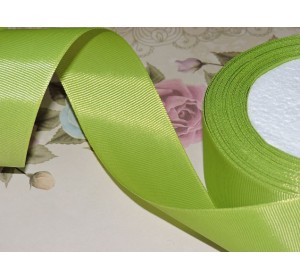 Репсовая лента 40 мм цв. травы - 1 м