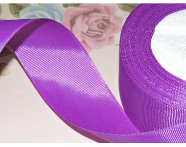 Репсовая лента 40 мм цв. фиолетововый - 1 м