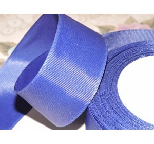 Репсовая лента 40 мм цв. синий 240 - 1 м