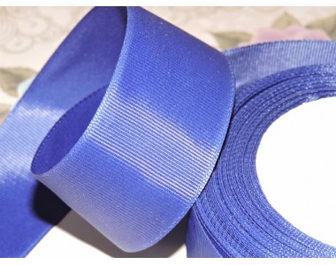 Репсовая лента 40 мм цв. синий 240 - 1 м