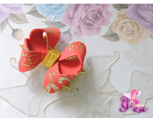 Набор шаблонов "Бантик Сердечко" в комплекте 4 детали