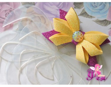 Набор шаблонов "Бантик  Цветок  "В комплекте 4 детали