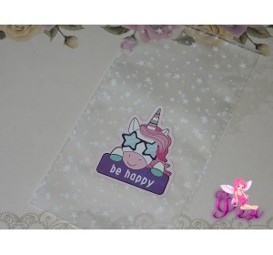 Упаковочный пакетик "Единорог" 10*15 см - 1шт