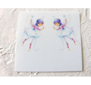 Термонаклейка "Фея " высота - 2,5 см (пара)