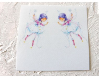 Термонаклейка "Фея " высота - 2,5 см (пара)