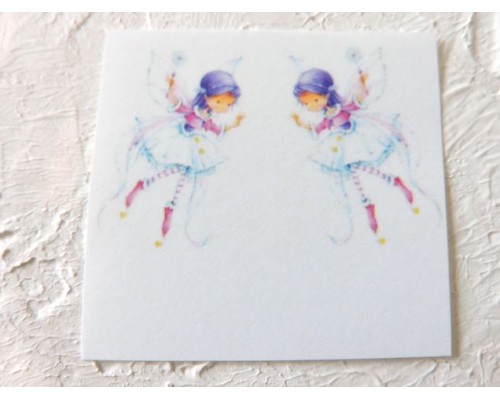 Термонаклейка "Фея " высота - 2,5 см (пара)