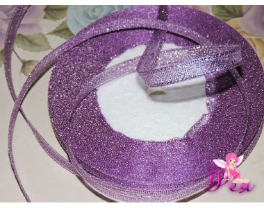 Парча 6мм, цв. фиолетовый - 1м